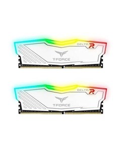 Комплект памяти DDR4 DIMM 32Gb 2x16Gb 3200MHz CL16 1 35 В T Force Delta RGB White TF4D432G3200HC16FD Team group