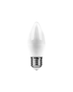 Лампа светодиодная E27 свеча C37 13Вт 4000K белый 1070лм SBC3713 55167 Saffit