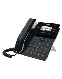 VoIP телефон V62 6 линий 6 SIP аккаунтов монохромный дисплей PoE черный V62 Fanvil