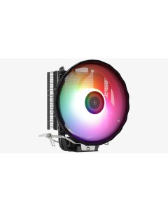 Кулер для процессора RAVE 3 для Socket 775/115x/1200/AM2/AM2+/AM3/AM3+/FM1/AM4/FM2/FM2+, 120 мм, 1800rpm, 27 дБА, 125 Вт, 4-pin PWM, Al+Cu, RAINBOW (4711099472239) Aerocool