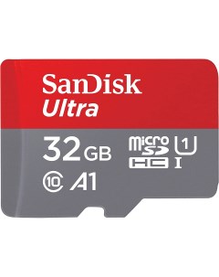 Карта памяти 32Gb microSDHC Ultra Class 10 UHS I U1 A1 SDSQUA4 032G GN6MN Sandisk