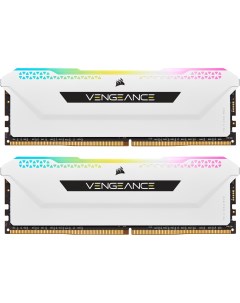 Комплект памяти DDR4 DIMM 32Gb 2x16Gb 3200MHz CL16 1 2 В Vengeance RGB PRO SL CMH32GX4M2E3200C16W Corsair