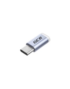 Переходник адаптер Micro USB USB Type C серебристый VIVUCI3U2MF Greenconnect