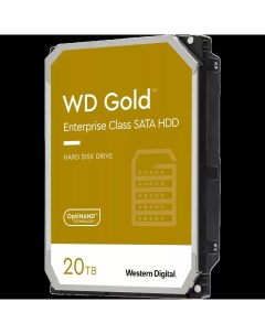 Жесткий диск HDD 20Tb Gold 3 5 7 2K 512Mb 512e SATA3 WD201KRYZ Western digital