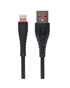 Кабель USB Lightning 8 pin 3A быстрая зарядка 1м черный S02L 206482 Skydolphin