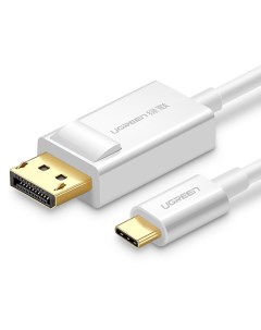 Кабель USB Type C m DisplayPort m 1 5м белый MM139 40420 Ugreen