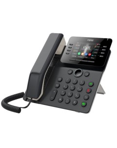 VoIP телефон V64 12 линий 12 SIP аккаунтов цветной дисплей PoE черный V64 Fanvil