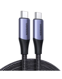 Кабель USB Type C USB Type C экранированный 5A быстрая зарядка 1м черный US355 80150 Ugreen