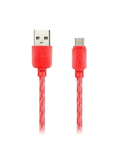 Кабель Micro USB USB 2A 1м красный Silicone iK 12SPS NBred Smartbuy