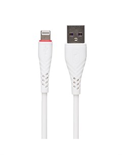 Кабель USB Lightning 8 pin 3A быстрая зарядка 1м белый S02L 206483 Skydolphin