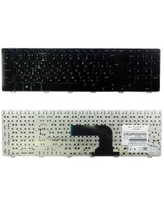 Клавиатура для Dell Inspiron 3721 5721 Series черная TOP 100291 Topon