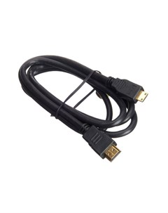Кабель HDMI 19M Mini HDMI 19M v1 3b 4K экранированный 1 5 м черный 2HMH1 3bP G 1 5M PHP 52637 Netko