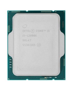 Процессор Core i5 12600K Alder Lake 10C 16T 3700MHz 20Mb TDP 125 Вт 150 Вт LGA1700 tray OEM CM807150 Intel