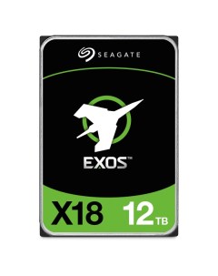 Жесткий диск HDD 12Tb Exos X18 3 5 7 2K 256Mb 512e SAS 12Gb s ST12000NM004J Seagate