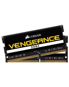 Комплект памяти DDR4 SODIMM 32Gb 2x16Gb 2666MHz CL18 1 2 В Vengeance CMSX32GX4M2A2666C18 Corsair