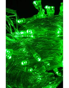 Гирлянда A005 светодиодная нить ламп 100 шт 10 м режимов 8 от сети зеленый 75891 Kurato