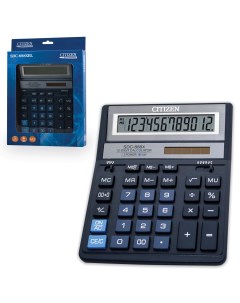 Калькулятор настольный BusinessProLine SDC 888XBL 12 разрядный однострочный экран синий Citizen