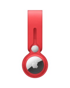 Брелок для метки AirTag с кольцом для ключей красный MK0V3ZM A Apple