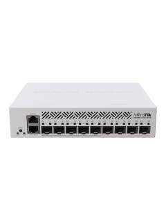 Коммутатор Cloud Router Switch CRS310 1G 5S 4S IN управляемый кол во портов 1x1 Гбит с SFP 5x1 Гбит  Mikrotik
