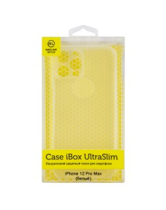 Чехол накладка UltraSlim для смартфона Apple iPhone 12 Pro Max белый УТ000029079 Ibox