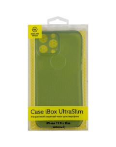 Чехол накладка UltraSlim для смартфона Apple iPhone 13 Pro Max зеленый УТ000029105 Ibox