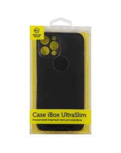 Чехол накладка UltraSlim для смартфона Apple iPhone 12 Pro Max черный УТ000029084 Ibox