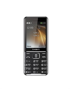Мобильный телефон TM D421 2 8 320x240 TN BT 1xCam 2 Sim 4000 мА ч micro USB черный Texet