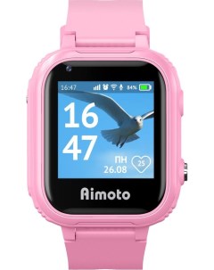 Умные часы детские Pro 4G 1 4 IPS розовый 8100804 Aimoto