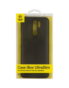 Чехол накладка UltraSlim для смартфона Xiaomi Redmi 9 силикон черный УТ000021612 Ibox