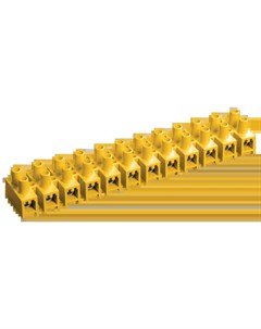 Клеммная колодка ЗВИ 15 24x4 10 мм желтый UZV7 015 06 Iek