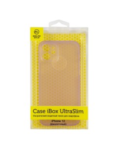 Чехол накладка UltraSlim для смартфона Apple iPhone 12 фиолетовый УТ000029062 Ibox