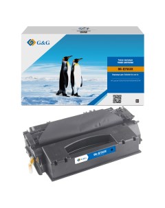 Картридж лазерный GG Q7553X 53X Q7553X черный 7000 страниц совместимый для LJ P2015 M2727 с чипом G&g