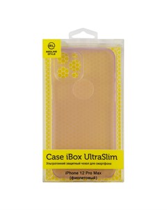Чехол накладка UltraSlim для смартфона Apple iPhone 12 Pro Max фиолетовый УТ000029080 Ibox