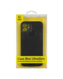 Чехол накладка UltraSlim для смартфона Apple iPhone 12 черный УТ000029066 Ibox