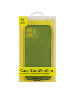Чехол накладка UltraSlim для смартфона Apple iPhone 12 зеленый УТ000029063 Ibox