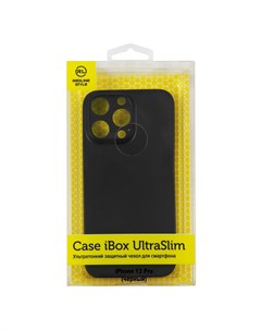 Чехол накладка UltraSlim для смартфона Apple iPhone 13 Pro черный УТ000029102 Ibox