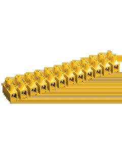 Клеммная колодка ЗВИ 3 24x1 2 5 мм желтый UZV7 003 04 Iek