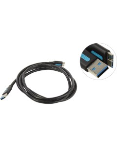 Кабель USB Micro USB 1 5м черный COPBG Vention