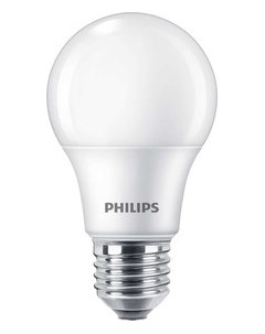 Лампа светодиодная E27 шар A60 9Вт 4000K 4000K нейтральный свет 720лм 929002299017 Philips