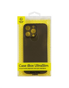 Чехол накладка UltraSlim для смартфона Apple iPhone 13 Pro серый УТ000029101 Ibox