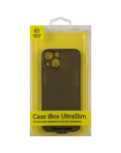 Чехол накладка UltraSlim для смартфона Apple iPhone 13 mini серый УТ000029089 Ibox