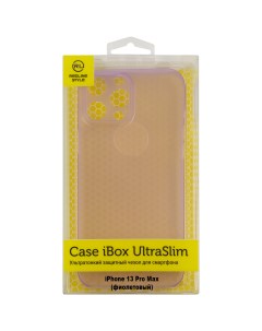 Чехол накладка UltraSlim для смартфона Apple iPhone 13 Pro Max фиолетовый УТ000029104 Ibox