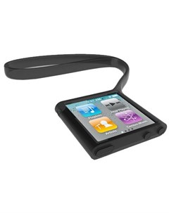 Чехол брелок Wristlet для планшета Apple iPod Nano 6 силикон черный GB02018 Griffin