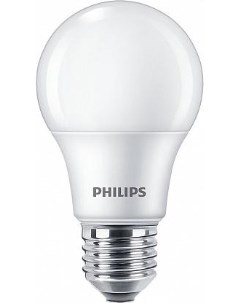 Лампа светодиодная E27 груша A60 7Вт 3000K тёплый 500лм ecohome 929002298617 Philips