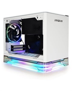 Корпус CF08A A1PLUS WH 650W Mini ITX Mini Tower 2xUSB 3 0 RGB подсветка белый 650 Вт IW A1PLUS WHITE Inwin