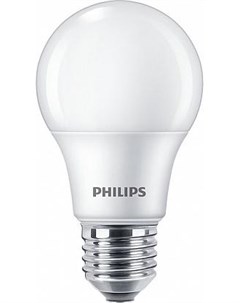 Лампа светодиодная E27 груша A60 9Вт 3000K тёплый 680лм ecohome 929002298917 Philips