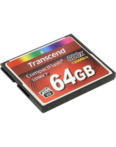 Карта памяти 64Gb CompactFlash 800X Transcend