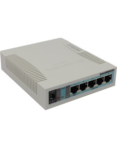 Коммутатор RouterBoard 260GS управляемый кол во портов 5x1 Гбит с SFP 1x1 Гбит с RB260GS CSS106 5G 1 Mikrotik