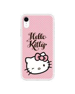 Чехол накладка Hello Kitty 7 для смартфона Apple iPhone XR TPU розовый 107245 Deppa