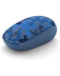 Мышь беспроводная Blue Camo 4000dpi оптическая светодиодная Bluetooth синий 8KX 00017 Microsoft